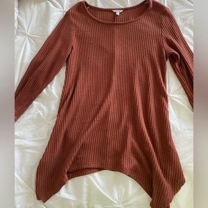 Burnt orange sweater